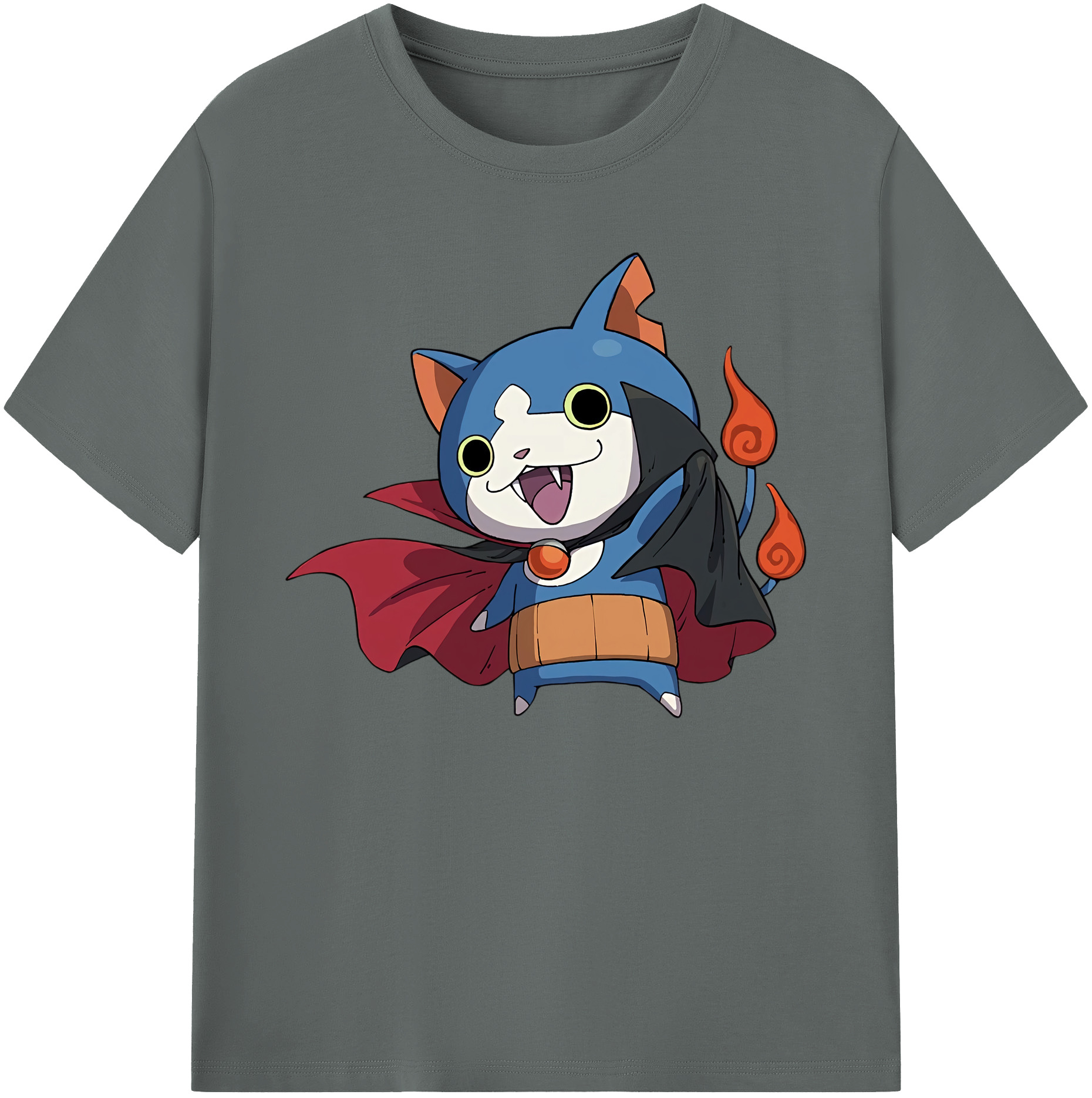 （画像用） 妖怪ウォッチ Yo-kai Watch 綿100％ メンズ半袖Tシャツ｜肌触りやわらか＆通気性
